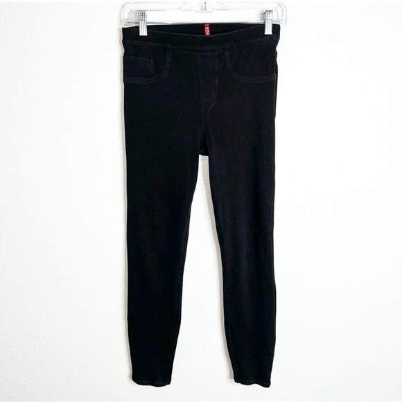 Spanx Jeans Women Small Jean-Ish Black Tummy Control Skinny High Rise jegging CC - Picture 1 of 9